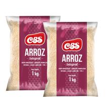 Kit 2 Arroz Integral CBS Tipo 1 1kg