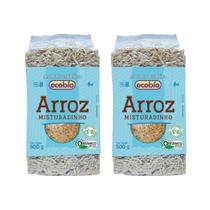 Kit 2 Arroz Integral Orgânico Misturadinho No Vácuo Ecobio 1kg