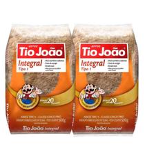 Kit 2 Arroz Integral Tipo 1 1kg Tio João