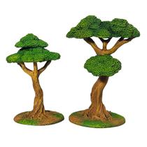 Kit 2 Árvores - Cenário Miniatura Pintada - RPG