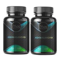 Kit 2 Ashwagandha 120 Cáps 500mg Ethos Nutrition Kit 2 Ashwagandha 120 Cáps 500mg Ethos Nutrition