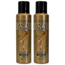 Kit 2 Aspa Nylons Spray Make Perna Escolha Tonalidade 150ml
