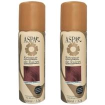 Kit 2 Aspa Retoque de Raízes Instantâneo Castanho Escuro 60ml