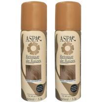 Kit 2 Aspa Retoque de Raízes Instantâneo Castanho Médio 60ml Kit 2 Aspa Retoque de Raízes Instantâneo Castanho Médio 60ml
