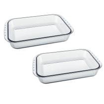 Kit 2 Assadeira Retangular Funda Marinex 5L Lasanheira Nadir Kit 2 Assadeira Retangular Funda Marinex 5L Lasanheira Nadir