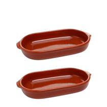 Kit 2 Assadeiras Ovais 500Ml Nº00 - Motta 1801 Kit 2 Assadeiras Ovais 500Ml Nº00 - Motta 1801