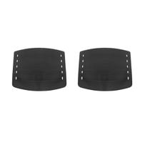 kit 2 assento iso preto cadeira fixa ou giratoria