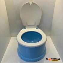 Kit 2 Assento Redutor Troninho Infantil Sanitario Pinico Menina Menino Meu Troninho AZUL