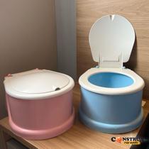 Kit 2 Assento Redutor Troninho Infantil Sanitario Pinico Menina Menino Meu Troninho ROSA E AZUL