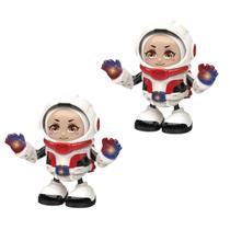 Kit 2 Astronauta musical dançarino brinquedo com som luzes para bebê divertido interativo Kit 2 Astronauta musical dançarino brinquedo com som luzes para bebê divertido interativo
