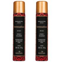 Kit 2 Atacado Desodorante Íntimo Feminino Sensualize Sedução