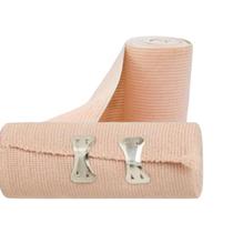 Kit 2 Atadura Elástica 10cm x 2,00m Faixa Compressão Bandagem Varizes Úlcera Ortopedia Enfermagem Bege Kit 2 Atadura Elástica 10cm x 2,00m Faixa Compressão Bandagem Varizes Úlcera Ortopedia Enfermagem Bege