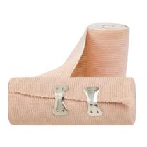 Kit 2 Atadura elástica 15cm x 1,30m Faixa Alta compressão Bandagem Ortopédica Enfermagem redução inchaços varizes Famara