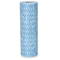 Kit 2 até 4 Pano Multiuso 27cm X 30m 35g / 75 Panos Superpro Bettanin Rolo Antibacteriano e Antiviral Cor:AzulTamanho: