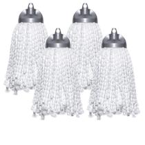 Kit 2 ate 8 Refil Mop Cordão Microfibra Super Absorvente Superpro Bettanin Limpeza Úmida Para Todos Tipos de Pisos Taman