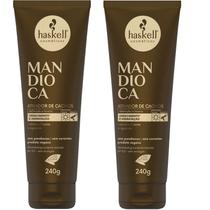 Kit 2 Ativador de Cachos Haskell Mandioca 240gr