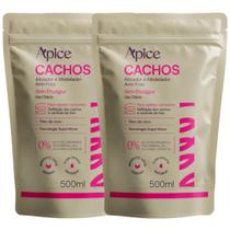 Kit 2 Ativador E Modelador De Cachos Apice Vegano Anti Frizz Creme De Pentar Uso Diario Refil 500g Kit 2 Ativador E Modelador De Cachos Apice Vegano Anti Frizz Creme De Pentar Uso Diario Refil 500g