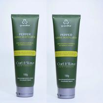 Kit 2 Ativador P/cachos,crespos Pepper Leave-in Vector Force