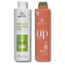 Kit 2 Ativadores Cachos com 1 Litro Maçã Verde + 1 Litro Hidratação Mazzo Kit 2 Ativadores Cachos com 1 Litro Maçã Verde + 1 Litro Hidratação Mazzo