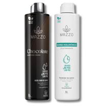 Kit 2 Ativadores Cachos e Crespos com 1 Litro de Chocolate + 1 Litro de Ácido Hialurônico Mazzo Kit 2 Ativadores Cachos e Crespos com 1 Litro de Chocolate + 1 Litro de Ácido Hialurônico Mazzo