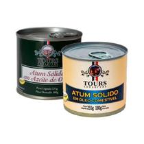 Kit 2 Atum Sólido Tours 255G: Em Azeite, Em Óleo
