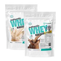 Kit 2 Authentic Whey 900g Baunilha + Chocolate - WiseHealth Kit 2 Authentic Whey 900g Baunilha + Chocolate - WiseHealth