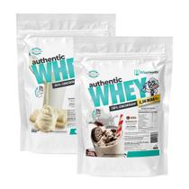Kit 2 Authentic Whey 900g Choc B + Cookies e Cream - Wise