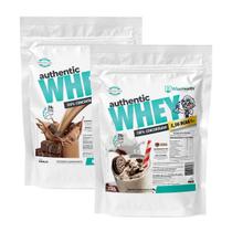 Kit 2 Authentic Whey 900g Chocolate + Cookies e Cream - Wise