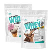 Kit 2 Authentic Whey 900g Napolitano + Chocolate - Wise Kit 2 Authentic Whey 900g Napolitano + Chocolate - Wise