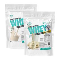 Kit 2 Authentic Whey 900g Natural + Chocolate Bco - Wise Kit 2 Authentic Whey 900g Natural + Chocolate Bco - Wise