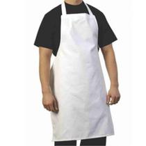 Kit 2 Aventais De Açougueiro Impermeável 96Cmx64Cm Branco Kit 2 Aventais De Açougueiro Impermeável 96Cmx64Cm Branco