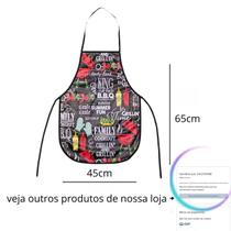 Kit 2 Aventais de Cozinha Lavanderia Impermeável Até GG Kit 2 Aventais de Cozinha Lavanderia Impermeável Até GG