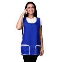 Kit 2 Avental Bata Com Renda 2 Bolsos Inteiro Oxford Lojaloja Kit 2 Avental Bata Com Renda 2 Bolsos Inteiro Oxford Lojaloja