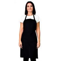 Kit 2 Avental Frontal Com Bolso Grande Liso Oxford Lojaloja Preto Kit 2 Avental Frontal Com Bolso Grande Liso Oxford Lojaloja Preto