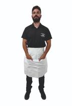 Kit 2 Avental Saia Pvc Impermeável bolso churrasqueiro garçom chef cozinha uniforme churrasco cozinheiro barbearia manicure Kit 2 Avental Saia Pvc Impermeável bolso churrasqueiro garçom chef cozinha uniforme churrasco cozinheiro barbearia manicure