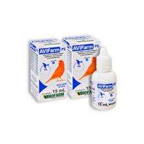 Kit 2 AviFarm PS Suplemento Vitamínico 15ml Aves BioForm