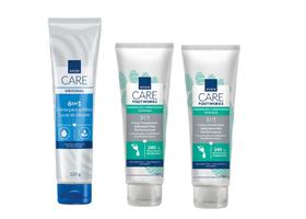 kit 2 Avon Care Footworks Creme Desodorante para pés Extrassecos 80g+1Luvas de Silicone 120g