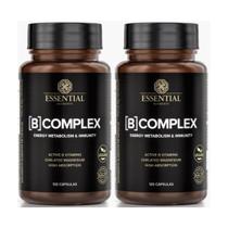 Kit 2 B Complex Essential Nutrition - 120 Capsulas Sem Sabor Kit 2 B Complex Essential Nutrition - 120 Capsulas Sem Sabor