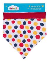 Kit 2 Babador Bandana Pimpolho Algodão Meninas 8955