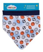 Kit 2 Babador Bandana Pimpolho Algodão Meninos 8956