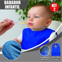 Kit 2 Babador PVC Infantil