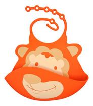 Kit 2 Babador Silicone Cata Migalha Impermeável Bebê Modelo