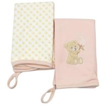 Kit 2 Babinhas Hug New Baby Ursinho Rosa Pêssego Kit 2 Babinhas Hug New Baby Ursinho Rosa Pêssego