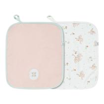 Kit 2 Babinhas Paninho Boca Bebê Cerejeira Rosa Pêssego -Hug Kit 2 Babinhas Paninho Boca Bebê Cerejeira Rosa Pêssego -Hug