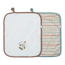 Kit 2 Babinhas Paninho de Boca Bebê Menino Be Brave - Hug