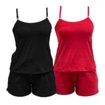 Kit 2 Baby Doll Feminino Pijama Saint Tropez Soltinho