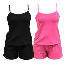 Kit 2 Baby Doll Feminino Pijama Saint Tropez Soltinho