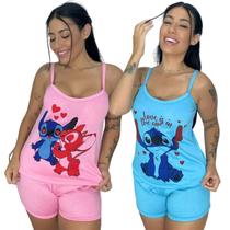 Kit 2 Baby Doll Personagem Feminino Estampado Fofo Conforto Kit 2 Baby Doll Personagem Feminino Estampado Fofo Conforto