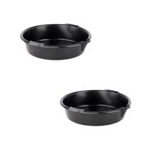 Kit 2 Bacia 6 Litros Troca de Óleo para Moto Oficina