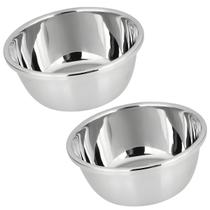Kit 2 Bacia Redonda Bowl Alto Europa de Aço Inox para Preparo de Alimentos Cozinha - 30cm - Ke Home Kit 2 Bacia Redonda Bowl Alto Europa de Aço Inox para Preparo de Alimentos Cozinha - 30cm - Ke Home